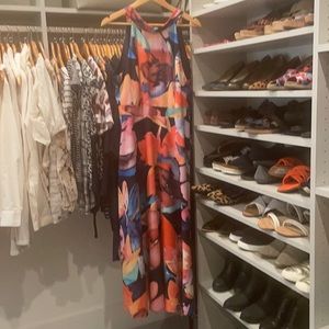 Tahiti midi dress halter, size 10 NWT